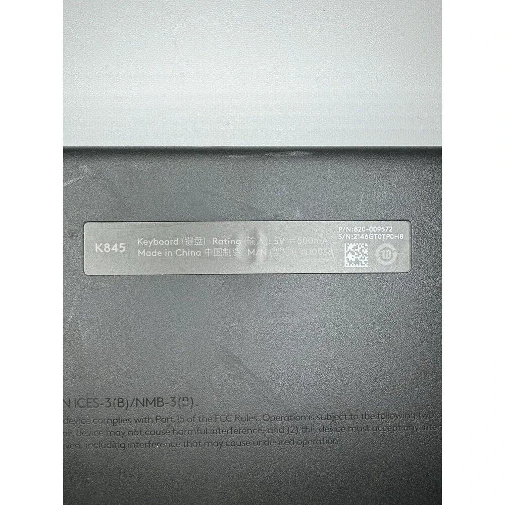 Logitech K845 Mechanical Illuminated Keyboard – Grey comes